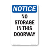 No Storage In This Doorway