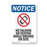 No Talking Or Texting