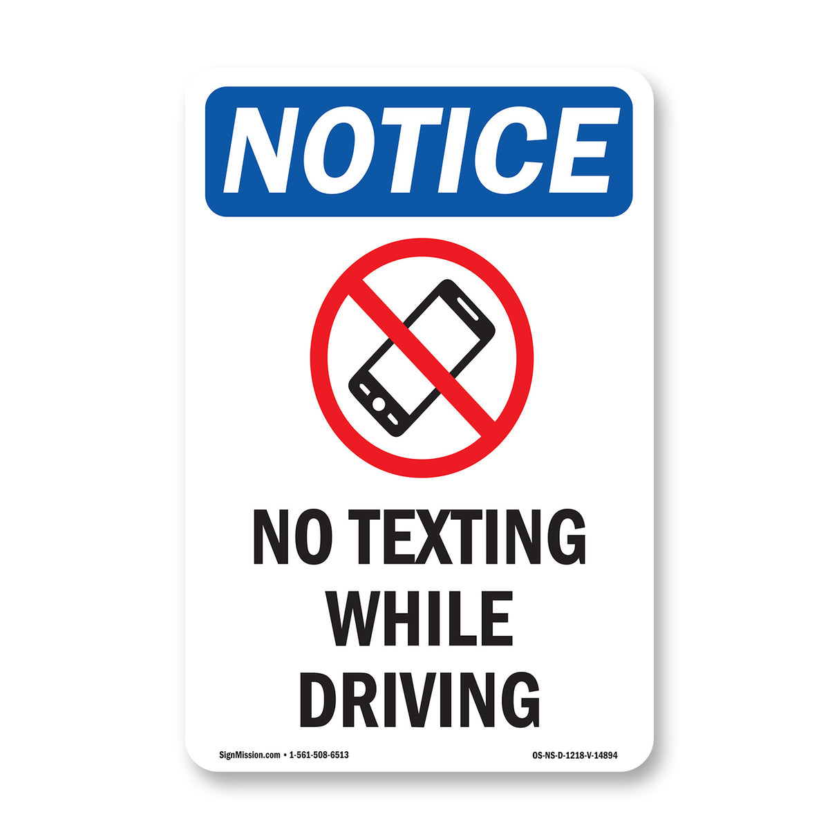 No Texting While Driving