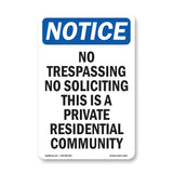 No Trespassing No Soliciting This Is A Private