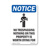 No Trespassing Nothing On This