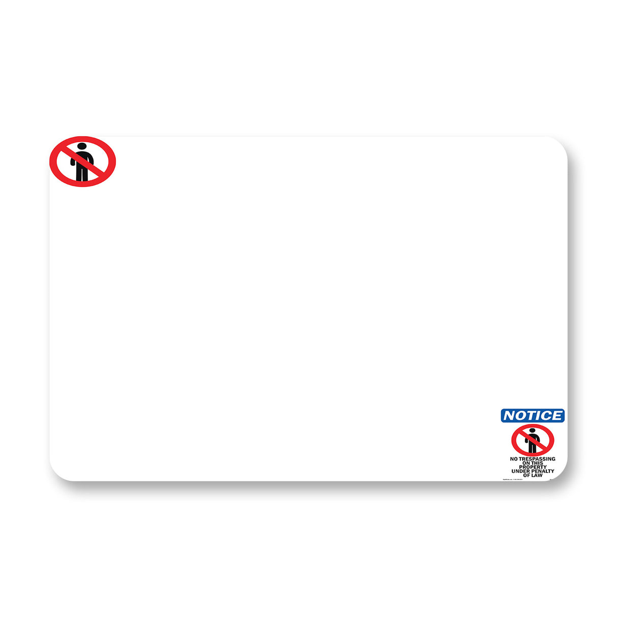 No Trespassing On This