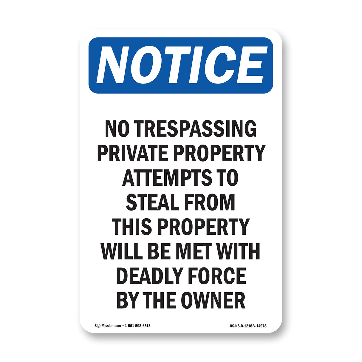 No Trespassing Private Property Attempts