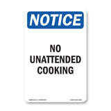 No Unattended Cooking