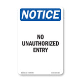 No Unauthorized Entry