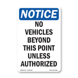 No Vehicles Beyond This Point