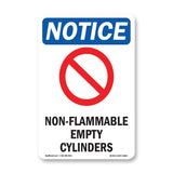 Non-Flammable Empty Cylinders