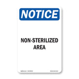 Non-Sterilized Area