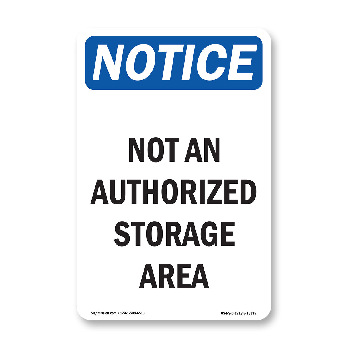Not An Authorized Storage Area
