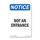 Not An Entrance