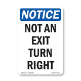 Not An Exit Turn Right