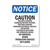 NOTICE Caution This Area Contains Energized