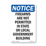 NOTICE Firearms Are Not Permitted