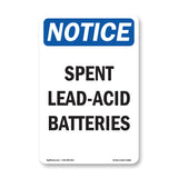 NOTICE Spent Lead-Acid Batteries