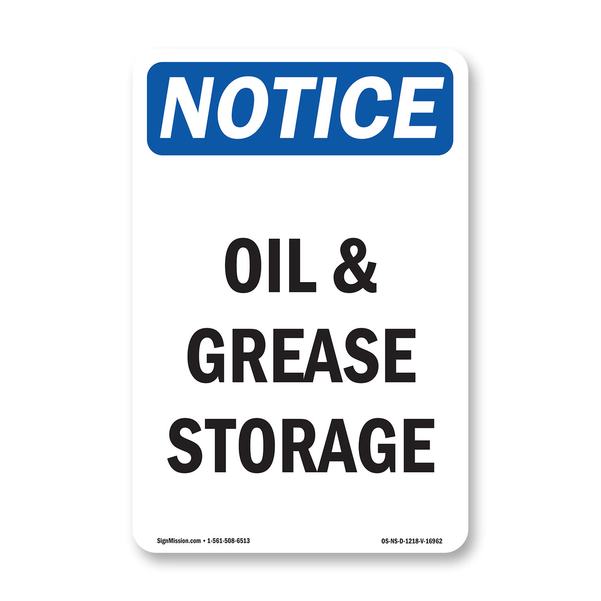 Oil And Grease Storage