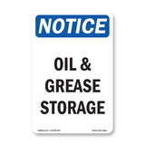 Oil And Grease Storage