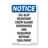 Oil-Slip Resistant Crew Guard Overshoes