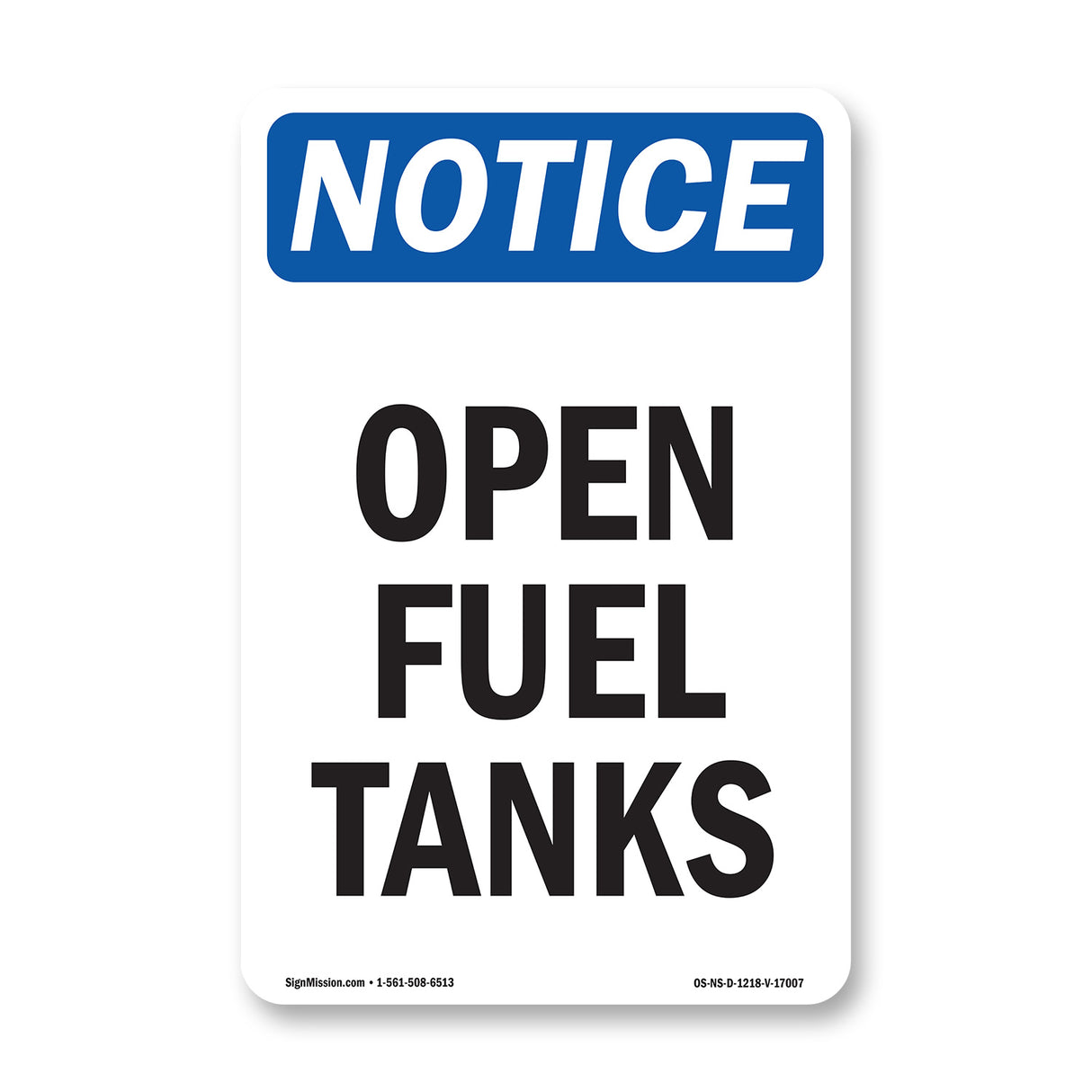 Open Fuel Tanks
