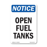 Open Fuel Tanks