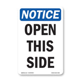 Open This Side