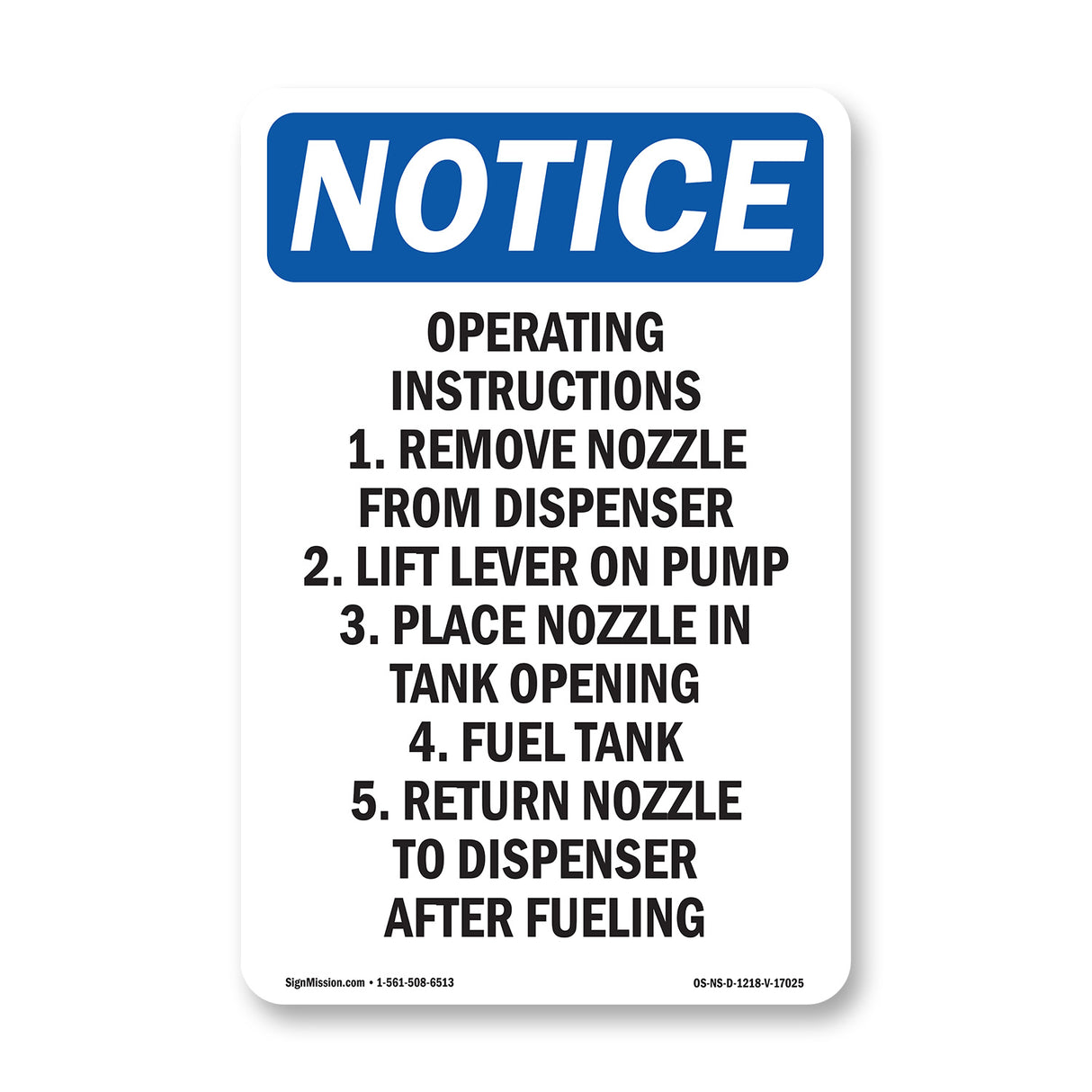 Operating Instructions 1. Remove Nozzle