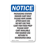 Packaging Station Indoor Cart Only Please