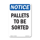 Pallets To Be Sorted