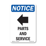 Parts And Service [Left Arrow]