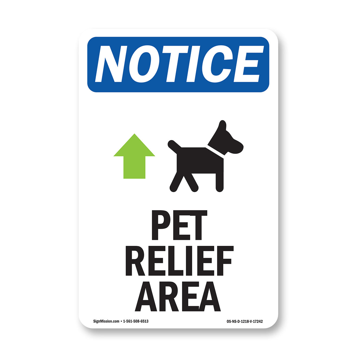 Pet Relief Area [Up Arrow]