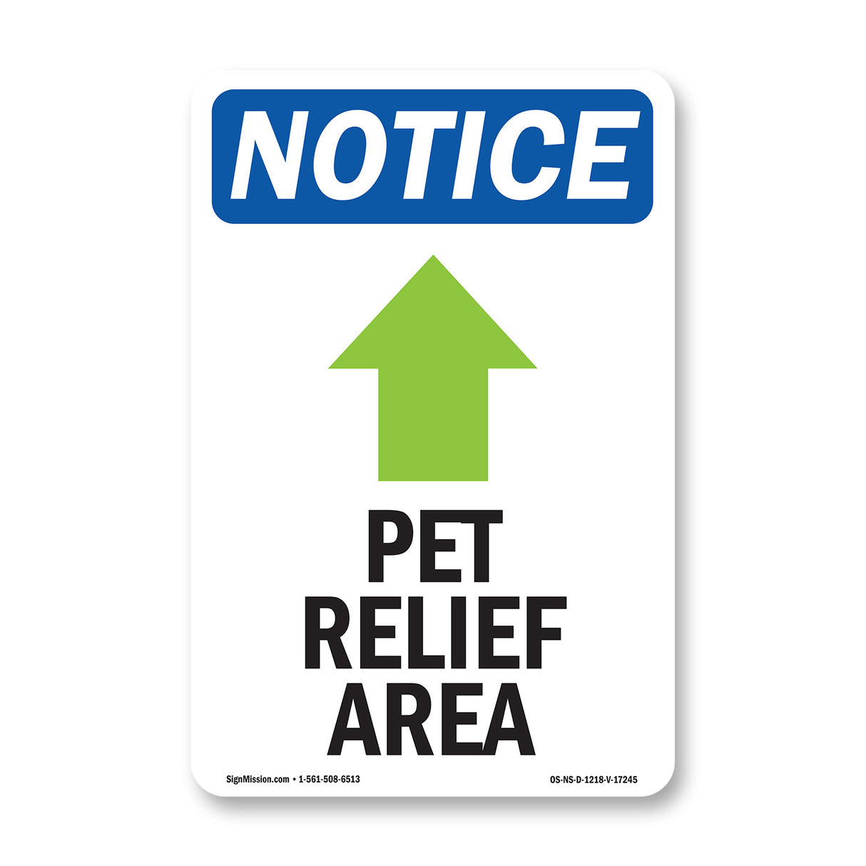 Pet Relief Area [Up Arrow]