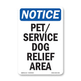 PetService Dog Relief Area