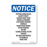 Petting Farm Rules Safety First Always