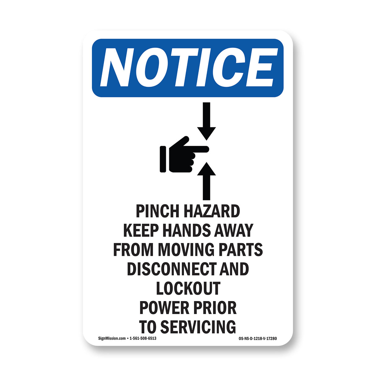 Pinch Hazard Keep Hands Away