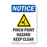Pinch Point Hazard Keep Clear