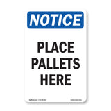 Place Pallets Here
