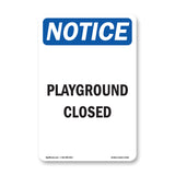 Playground Closed