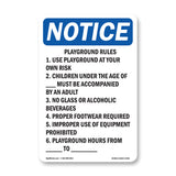 Playground Rules 1. Use Playground At Your
