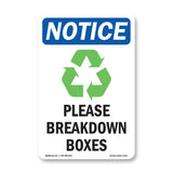 Please Breakdown Boxes