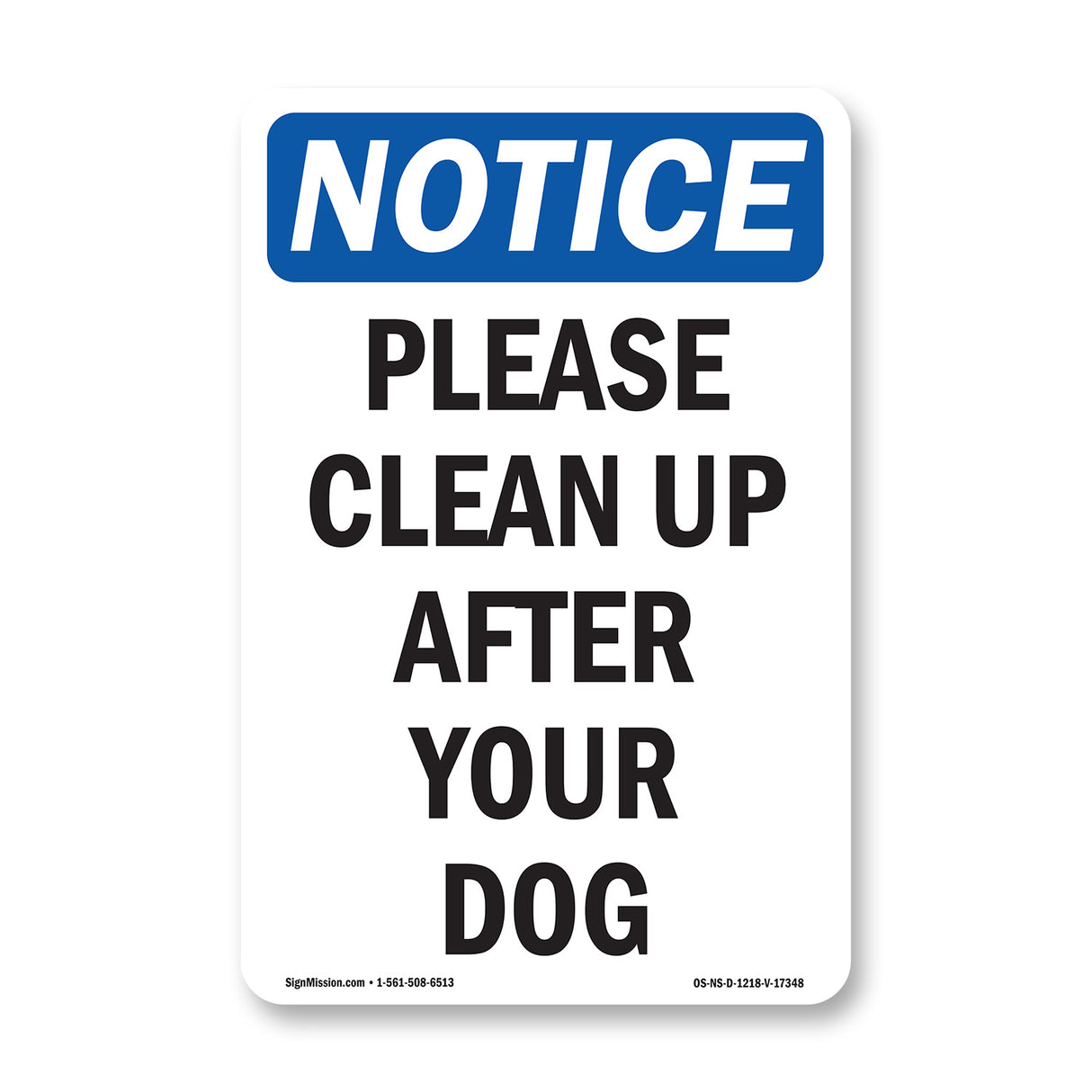 Please Clean Up After Your Dog