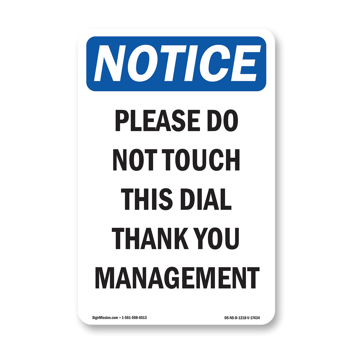 Please Do Not Touch This Dial