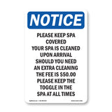 Please Keep Spa Covered Your Spa Is Cleaned