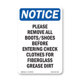 Please Remove All Boots Shoes Before Entering