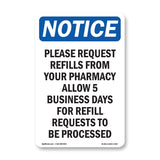 Please Request Refills From Your Pharmacy