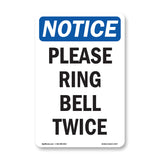 Please Ring Bell Twice
