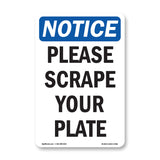 Please Scrape Your Plate
