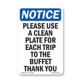 Please Use A Clean Plate For Each