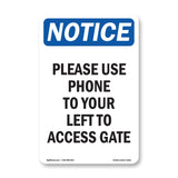 Please Use Phone To Your Left