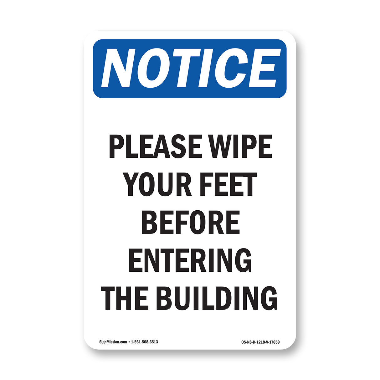 Please Wipe Your Feet Before Entering