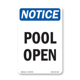 Pool Open