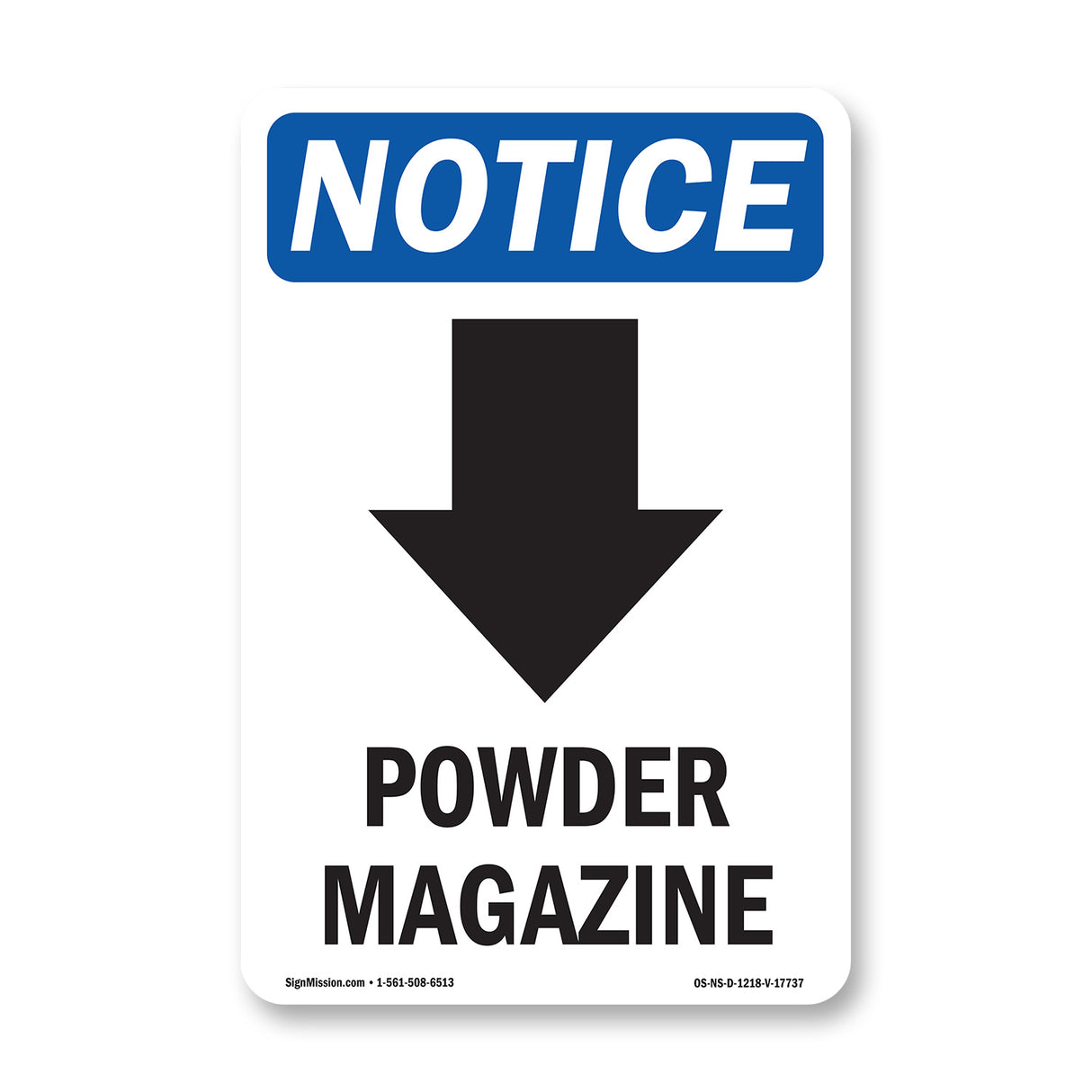 Powder Magazine [Down Arrow]